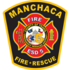 Manchaca Fire and Rescue Badge Logo